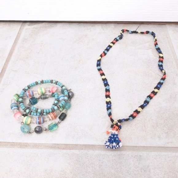 NEW Bead Bracelets and Necklace - Picture 1 of 5